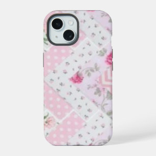 Pink Floral Quilt Phone Case