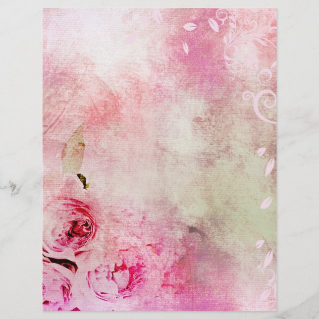 Pink Floral Roses  (Front)