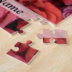 Pink floral roses jigsaw puzzle