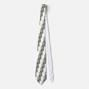 Pink Floral Spring Party Shower Peace Love Destiny Tie