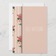 Pink floral stripes rose Christian, religious