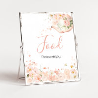 Pink Floral Tea for Two Baby Shower Food