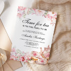 Pink Floral Tea With Bride To Be Bridal Shower