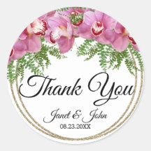 Pink Floral  -Thank You