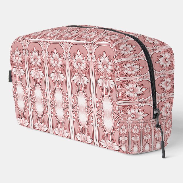 Pink Floral Toiletry Bag (Right Corner)