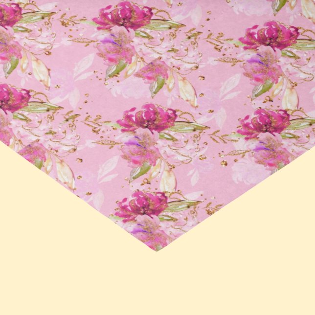Pink floral  wrapping paper (Creator Uploaded)