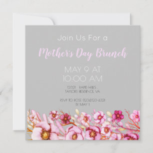 Pink florals -Mother's Day Brunch