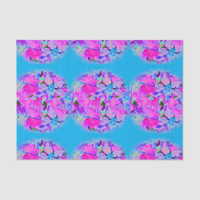 Pink Florals Tissue Paper (Front)