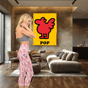 Pink Flow Leaf Pattern – Custom Elegant Fitness Capri Leggings