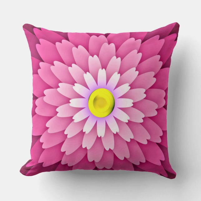 Pink Flower-64655 Cushion (Front)