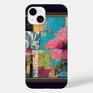 Pink Flower Abstract Case-Mate iPhone 14 Case