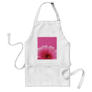 Pink flower apron