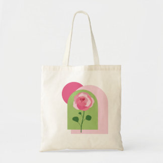 Pink Flower Boho Pattern  Tote Bag