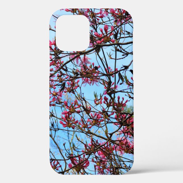 Pink Flower Buds on a Tree Case-Mate iPhone Case (Back)