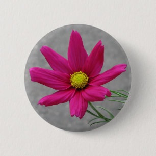 Pink Flower button