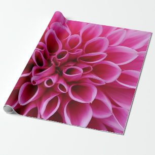 Pink Flower Close-up Wrapping Paper