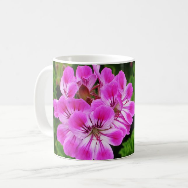 Pink Flower -  Coffee Mug (Front Left)