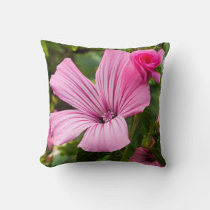 pink flower cushion