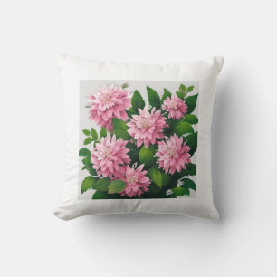 Pink flower  cushion
