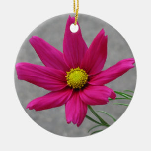 Pink Flower custom ornament