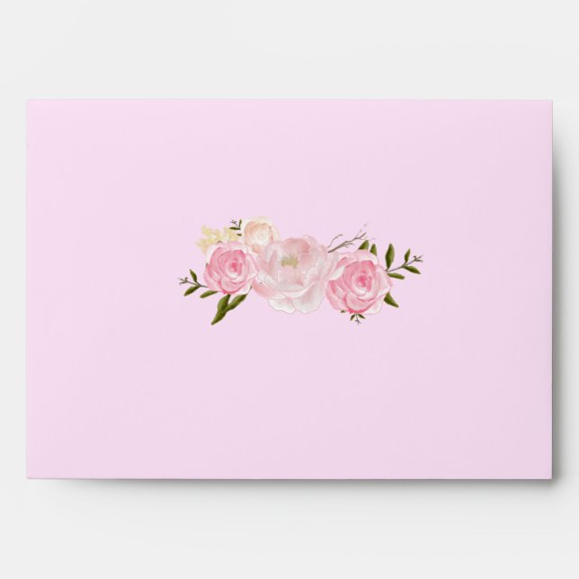 Pink Flower Envelope (Front)