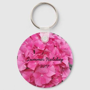 Pink Flower Floral Photography Nature Key Ring