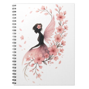 Pink Flower Flower Fairy of Sakura Notebook