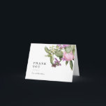 Pink Flower Garden Bridal Shower Thank You Card<br><div class="desc">Send a heartfelt note of gratitude with this Pink Flower Garden Bridal Shower Thank You Card, featuring soft botanical florals and modern, elegant typography. The folded card reads “Thank You for Celebrating” on the front and is blank inside for your personal message to friends and family. This editable template allows...</div>