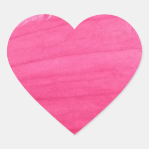 Pink Flower Heart Sticker