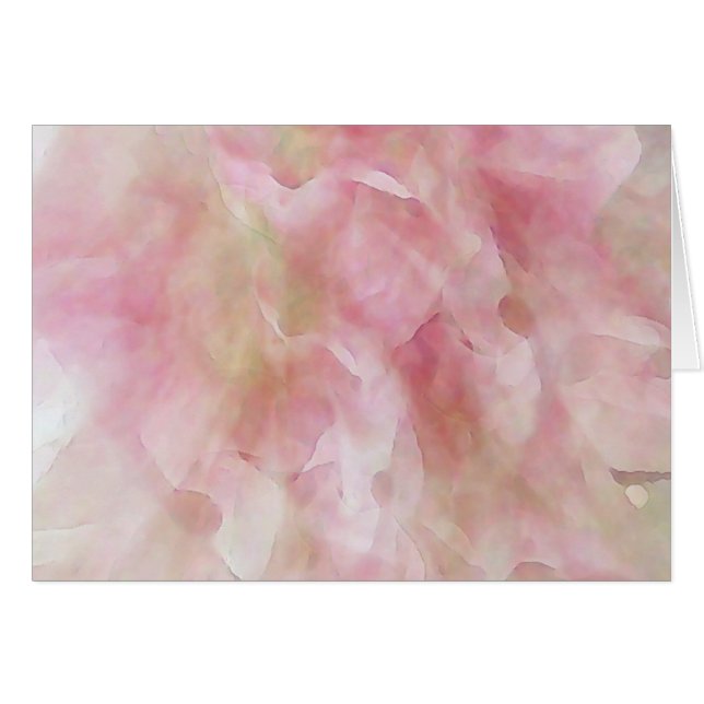 Pink Flower in Abstract (Front Horizontal)