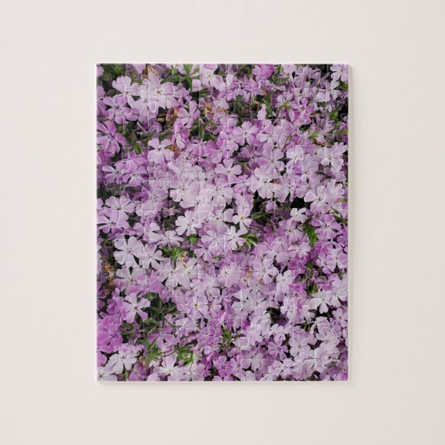 Pink flower jigsaw puzzle (Vertical)
