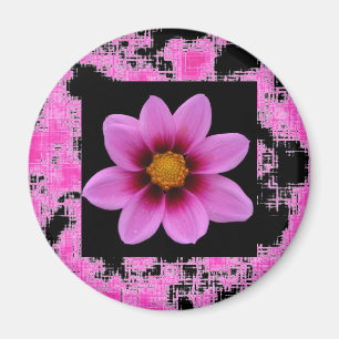 Pink Flower Magnet