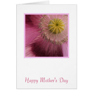 Pink Flower Mother's Day Card