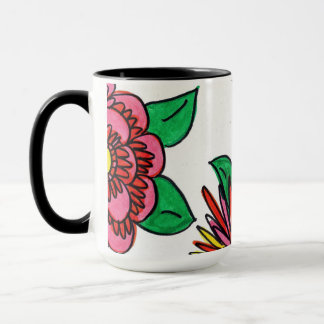 Pink Flower Mug