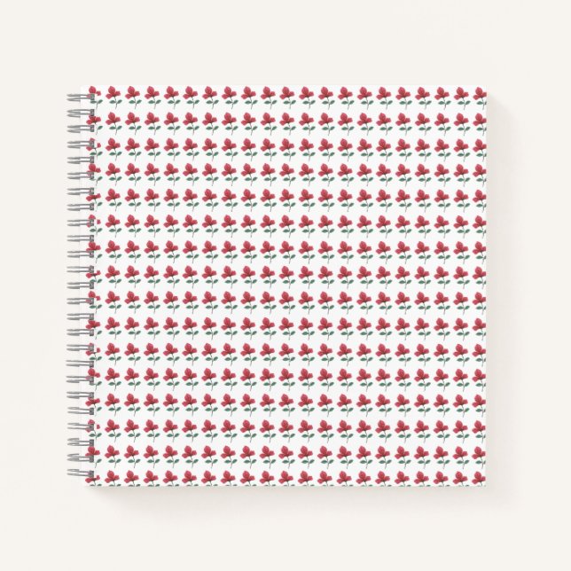 pink flower notebook (Front)