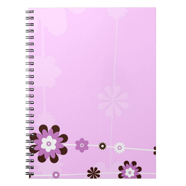 PInk Flower Notebook Journal (Front)