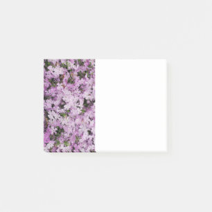 Pink flower post-it notes