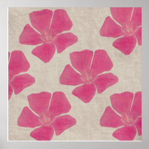 Pink Flower Print