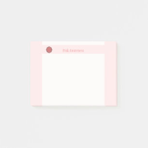Pink Flower Ribbon by Kenneth Yoncich Post-it Notes