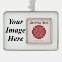 Pink Flower Ribbon Tmpl (H-I) by Kenneth Yoncich