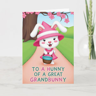 Pink Flower Springtime Friend Card