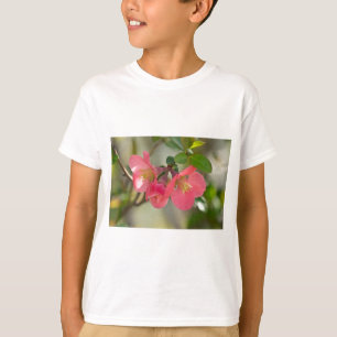Pink Flowering Quince Glow T-Shirt