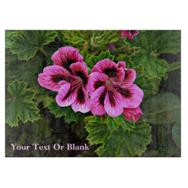 Pink Flowers 1 Cutting Board (Front)