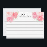 Pink FLowers  Beautiful Floral Advice Cards<br><div class="desc">Pink FLowers  Beautiful Floral Advice Cards</div>
