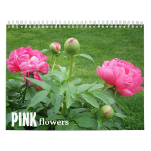 Pink Flowers Calendar