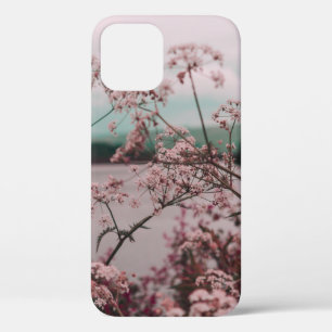 PINK FLOWERS iPhone 12 CASE