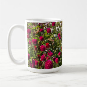 Pink flowers coffee mug