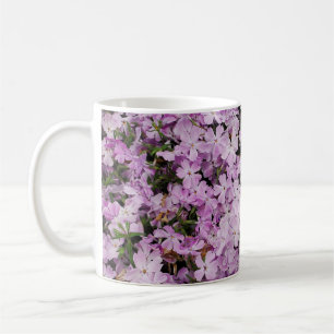 Pink flowers coffee mug