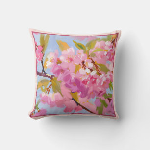 Pink Flowers Cushion