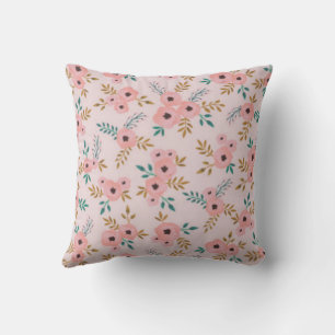 Pink Flowers Cushion